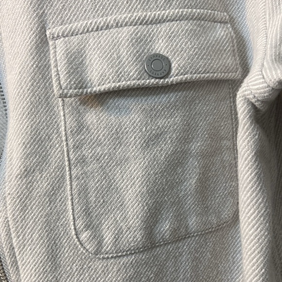 Express Mens Long Sleeve Shirt Jacket Casual Zip up  Size Medium - Picture 3 of 9